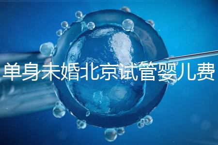 單身未婚北京試管嬰兒費(fèi)用多少錢一次