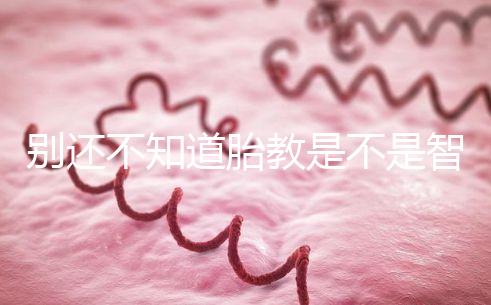 別還不知道胎教是不是智商稅，有沒有用來聽聽專家怎么說