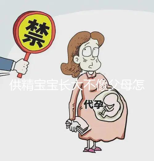 供精寶寶長大不像父母怎么辦？以后慢慢像爸爸也不無可能