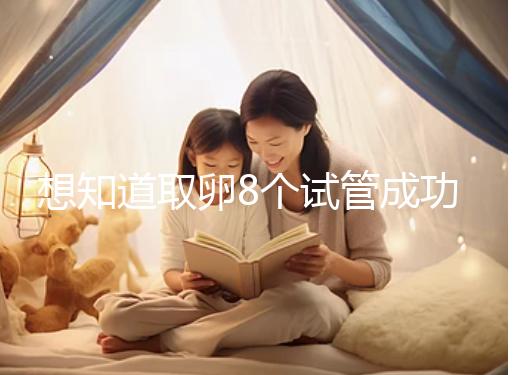 想知道取卵8個試管成功率看這，配成幾個胚胎起決定性作用