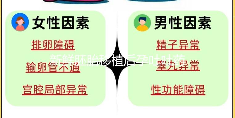 新鮮胚胎移植后孕吐吐藥怎么辦？試管醫生會給你一些建議