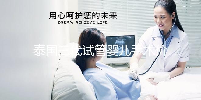 泰國三代試管嬰兒手術價格一覽,2025年成本分析