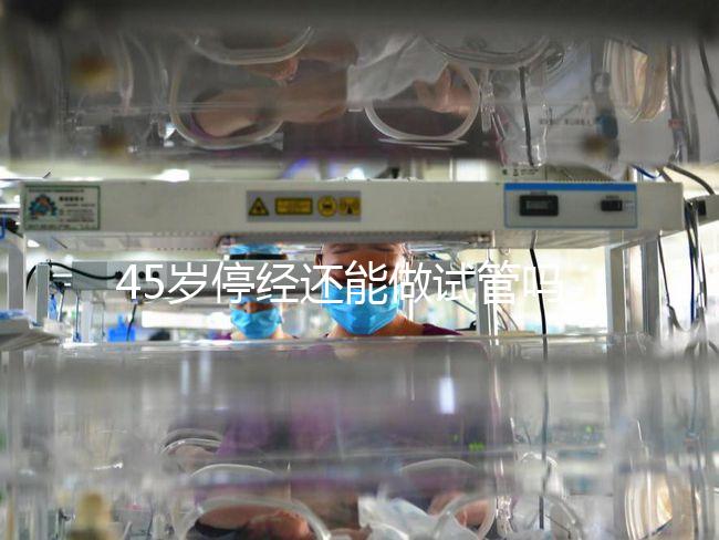 45歲停經還能做試管嗎?成功懷孕幾率深入解析